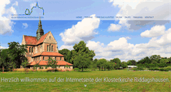 Desktop Screenshot of klosterkirche-riddagshausen.de