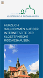 Mobile Screenshot of klosterkirche-riddagshausen.de